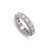 Gender: Ladies Metal Type: Platinum Ring Size: 7.5 Width: 5.69 mm Weight: 10.22 grams Ladies platinum comfort-fit, diamond...