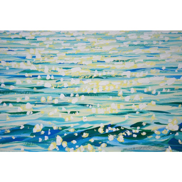 Fabulous Gentle Sea.Modern Original Painting. For Sale - Image 4 of 12