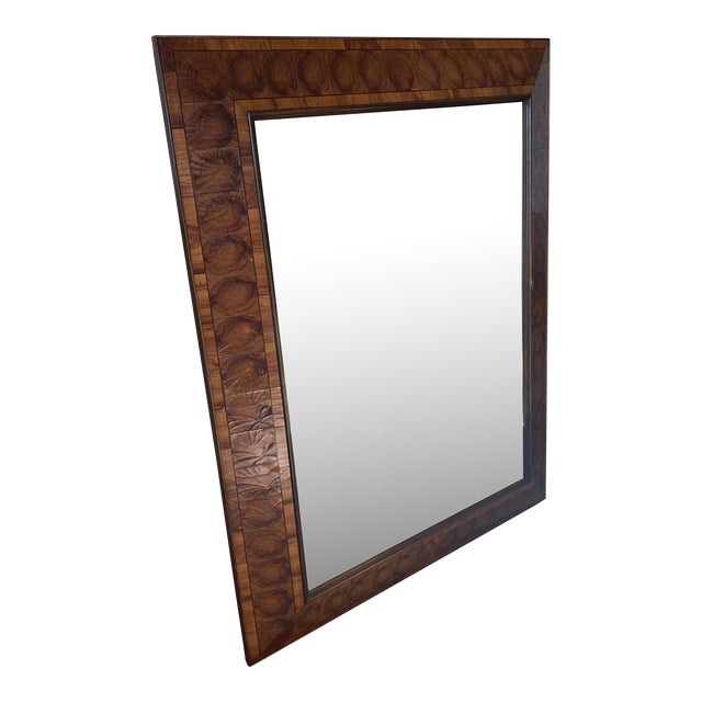 1970s End Grain Mirror, Very Large For Sale