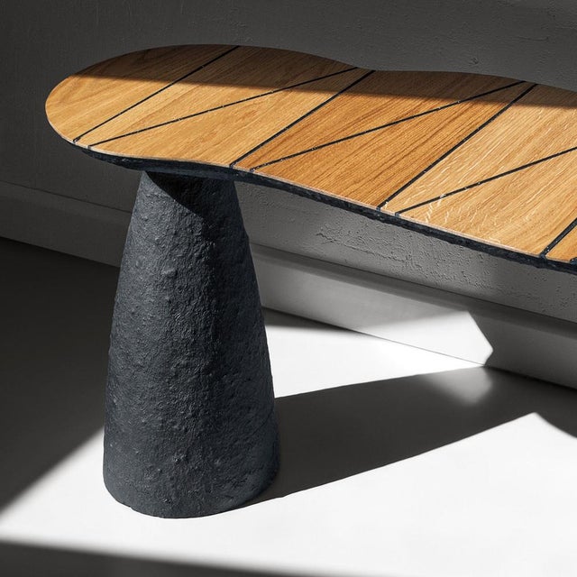 Modern Minimalist Black Bench by Donatas For Sale - Image 10 of 16