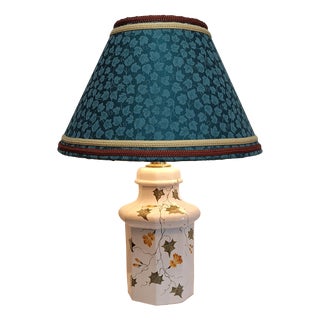 Vintage Italian Table Lamp with White Ceramic Base from Lamplove, 1970s For Sale