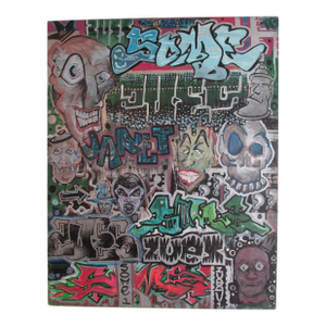 Hieronymus Bosch Syle Graffiti / Street Art Painting, Signed and Dated 2000