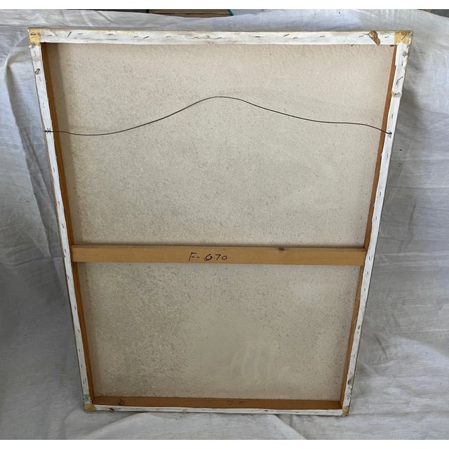 Original Banana Branch Oil Painting by Benedict For Sale In Palm Springs - Image 6 of 8