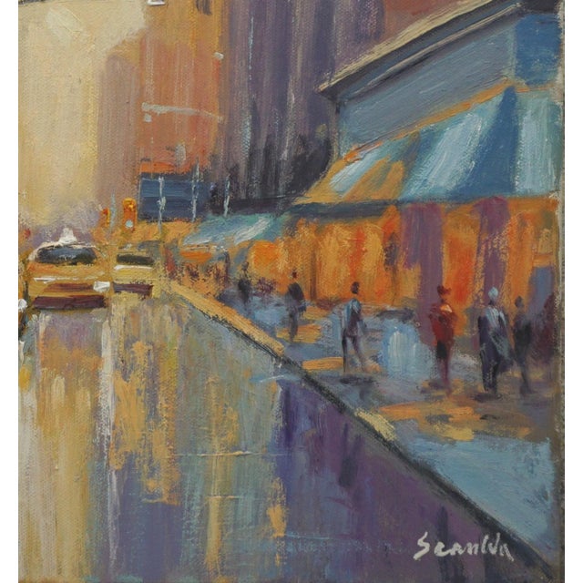 Original oil painting by Sean Wu, New York Street