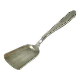 Art Deco Silver Salt Spoon, 1930s For Sale