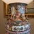 Pair of Large Table Lamps Rose Medallion 19th Century Porcelain Palace Vases Custom Made Globe Lamps For Sale - Image 10 of 12