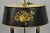 Antique French Empire Black & Gold Tole Metal Urn Bouillotte Table Lamp W Shade For Sale - Image 10 of 12