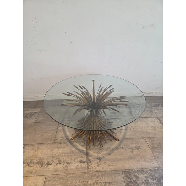 Hollywood Regency Hollywood Regency Gilded Coco Coffee Table, 1975 For Sale - Image 3 of 7