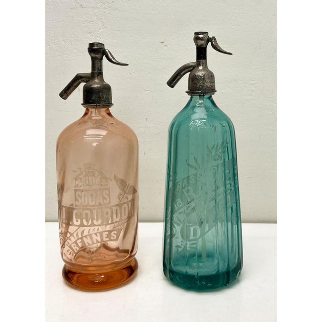 French Art Deco Soda Syphons, 1920s, Set of 2 For Sale - Image 13 of 13