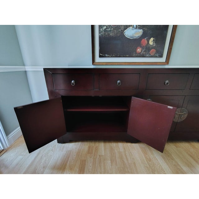 Henredon Ming Buffet Sideboard Credenza From the Acquisitions Collection. For Sale In Los Angeles - Image 6 of 17