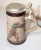 Brown Vintage Marzi & Remy Lidded Pottery Stoneware Pewter Figural Beer Stein Mug For Sale - Image 8 of 12