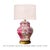 Studio original Vintage pattern table lamp, resin finish, freshly rewired.