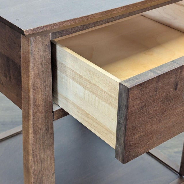 Baronet One Drawer Nightstand With Open Shelf For Sale - Image 9 of 10