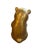 Mid Century Modern Brass Panda Statue Figurine A fun mid century modern sitting brass panda statue with foliage in hands...