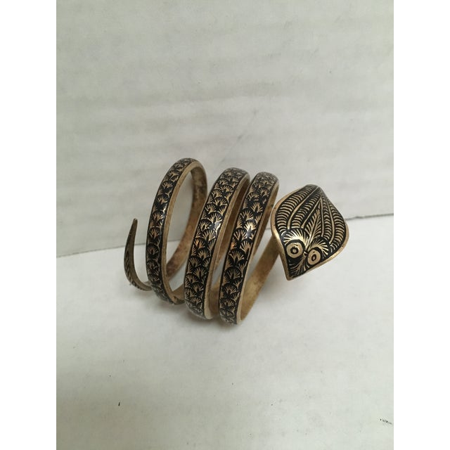 Antique Cobra Snake Brass Napkin Holder Chairish