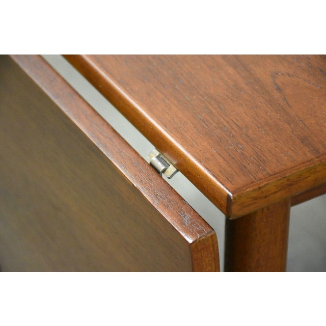 1960s 1960s Danish Modern Teak Oval Dining Table For Sale - Image 5 of 10