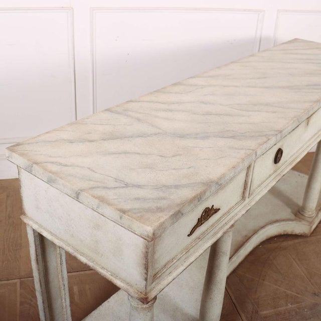 English Painted Console Table For Sale - Image 11 of 15