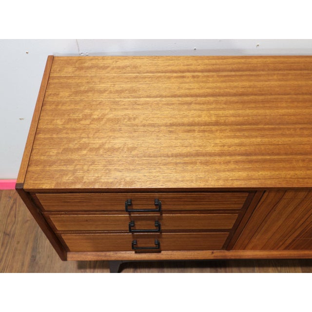 1960s Mid Century Modern VintageTeak Sideboard Credenza by Nathan For Sale In Greensboro - Image 6 of 15