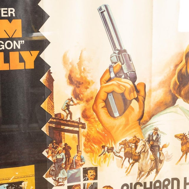 Paper British Quad Black Belt Jones / Deadly Trackers Poster, 1973 For Sale - Image 7 of 13