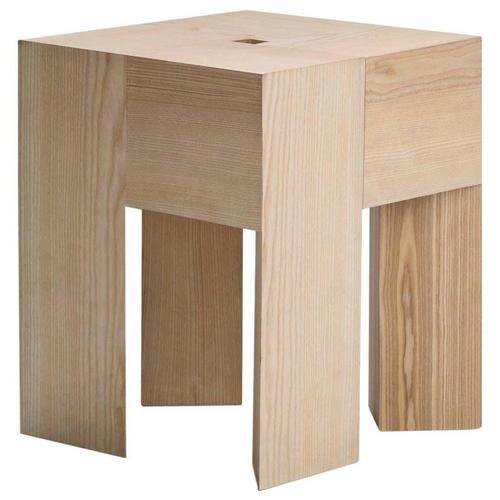 Triangle Wood Stool by Aldo Bakker for Karakter For Sale - Image 9 of 9