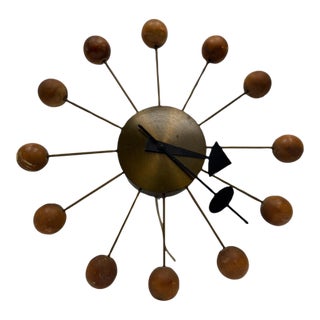 Original 1950s George Nelson for Howard Miller "Chronopak" Ball Clock - Model 4755 For Sale