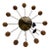 Original 1950s George Nelson for Howard Miller "Chronopak" Ball Clock - Model 4755 For Sale