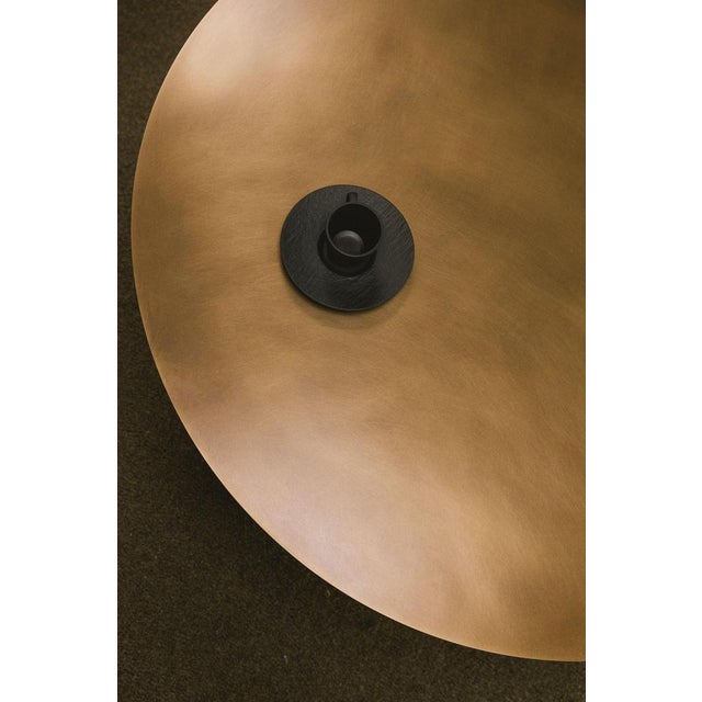 Copper Elysian Brass Coffee Table by Zincutec For Sale - Image 8 of 10
