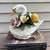 Vintage Capodimonte Floral Swan Centerpiece With Neopolitan N and 5-Point Crown For Sale - Image 11 of 11