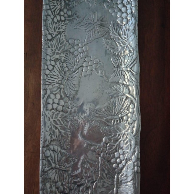 Arthur Court Arthur Court Handmade Mexican Pewter Serving Tray For Sale - Image 4 of 8