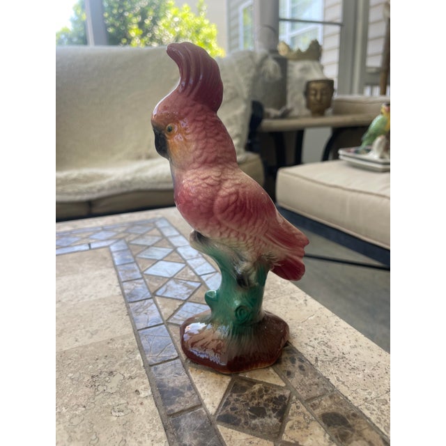Mid 20th Century Mid 20th Century Cockatoo Figurine For Sale - Image 5 of 7