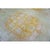 1890s Ivory Large Open Field Antique Turkish Decorative Medallion Oushak Rug For Sale - Image 9 of 10