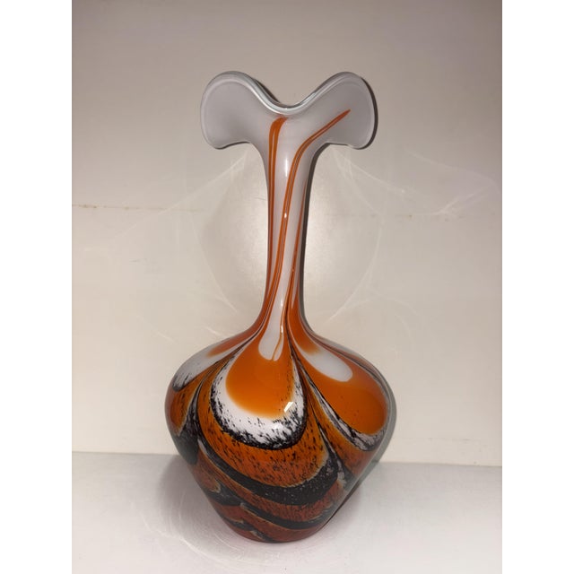 1950s Opal Glass Vase, 1950 For Sale - Image 5 of 10