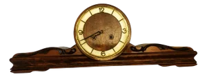 German Juba B 14 Mantel Clock, 1920s-1940s