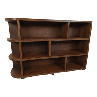 Art Deco Oak Shelf, 1920s For Sale