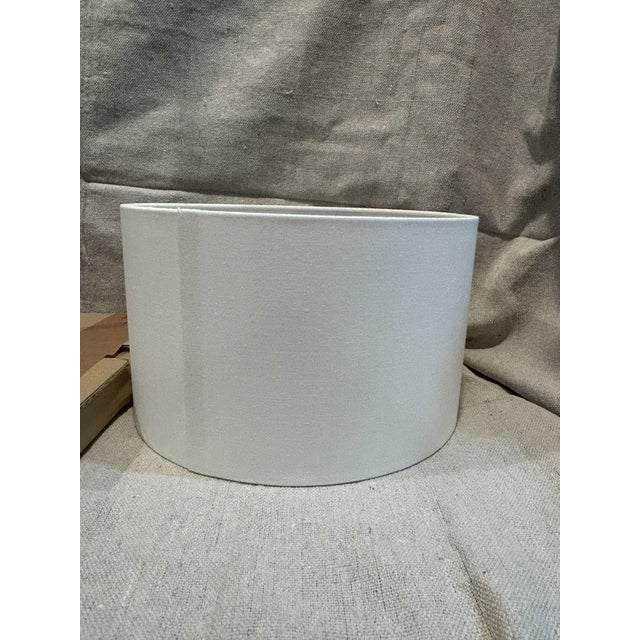 Mid-Century Modern 1990s New Santa & Cole TMD Table Lamp by Miguel Milá - Satin Nickel & Linen-Open Box For Sale - Image 3 of 11