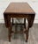 Antique 1920s Colonial Revival Solid Maple Gateleg Drop Leaf Dining Table For Sale - Image 9 of 16