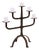 Rustic Wrought Iron 5-Branch Candelabra, 1950s For Sale