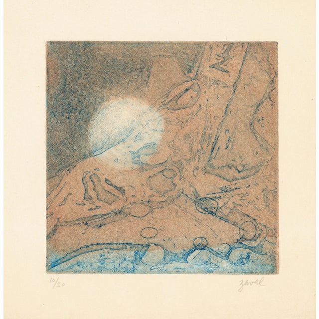Zavel Silber Untitled Etching For Sale
