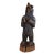 Life Size 6 Foot Handcrafted Wood Carved Black Bear Sculpture For Sale