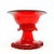 Red Bowl on Stand from Cracow Glassworks, Poland, 1930s For Sale - Image 8 of 10