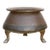 Large Antique English Copper Cauldron For Sale