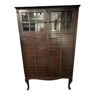 Late 19th Century Antique Collectors Dental Cabinet Tindale For Sale