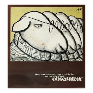 1994 Original French Poster, Le Nouvel Observateur (The 100 Best Posters Collection)