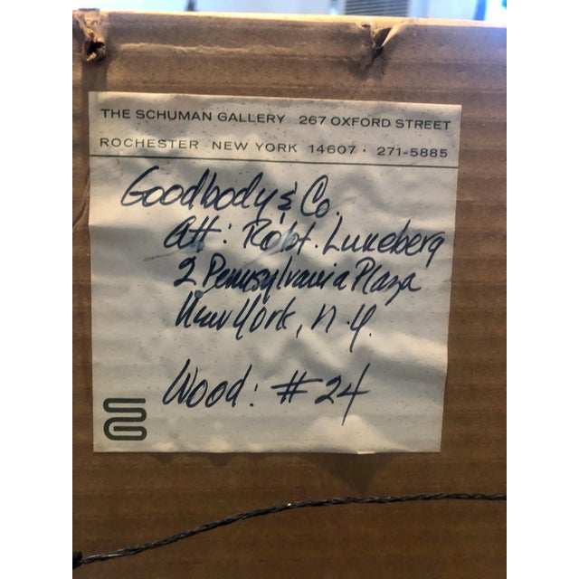 Abstract John Wood, Abstract MIxed Media Drawing Vibrant Modernist Color Watercolor Painting For Sale - Image 3 of 12