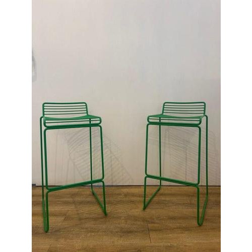 Vintage Stools in Metal, Set of 2 For Sale - Image 6 of 6