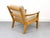 Tan Set of Danish Lounge Chair and Ottoman in Oak by Juul Kristensen, 1970s For Sale - Image 8 of 18