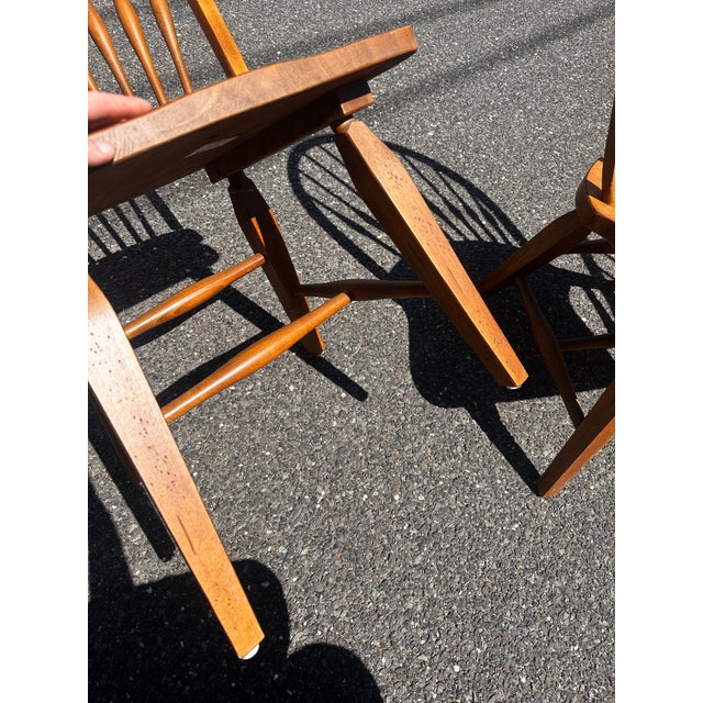 Continuous Arm Windsors by Kli Logatec Slovenia - Set of 6 Modern Farmhouse Dining Chairs For Sale - Image 4 of 10