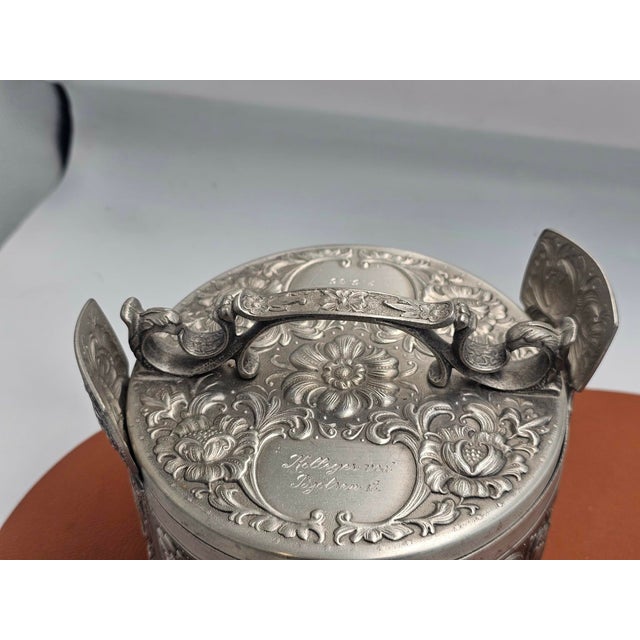 1980s Candy Tin from Telemark Rosemaling, 1985, Set of 2 For Sale - Image 5 of 10