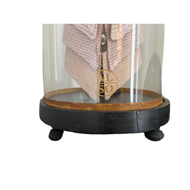 French Cloche Lamp With Collars For Sale In Tulsa - Image 6 of 6