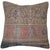 Pillow made from a 19th century antique Khotan rug with cotton back. Zipper closure included. 15'' x 16''